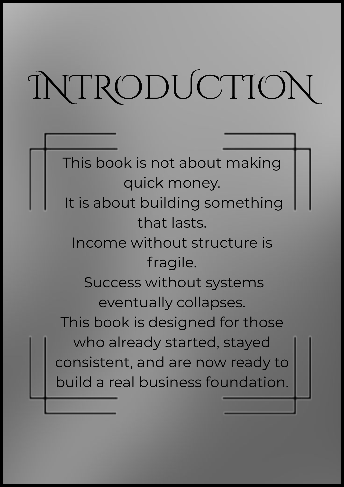 Foundation of Business Success